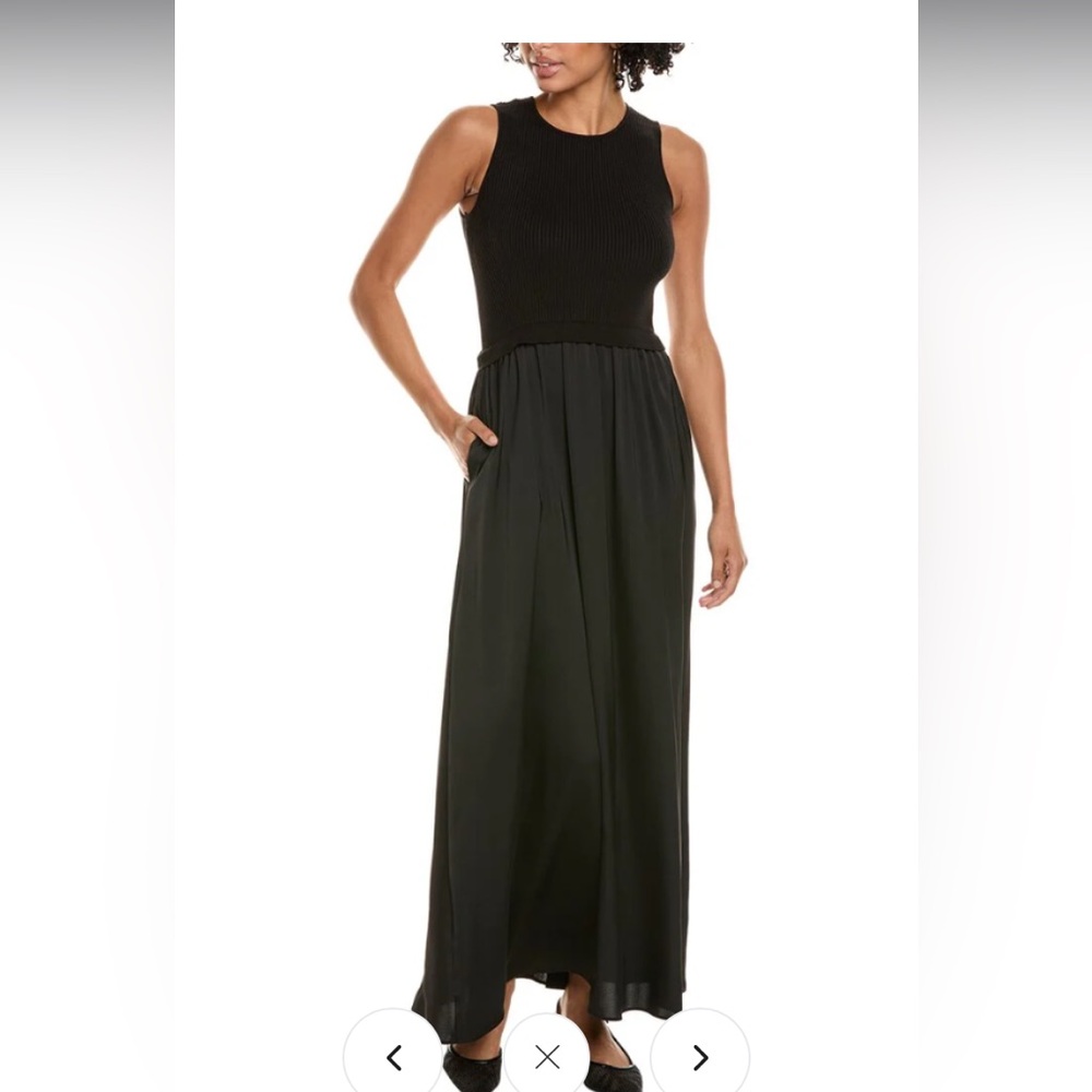 Taylor Mixed Media Maxi Dress